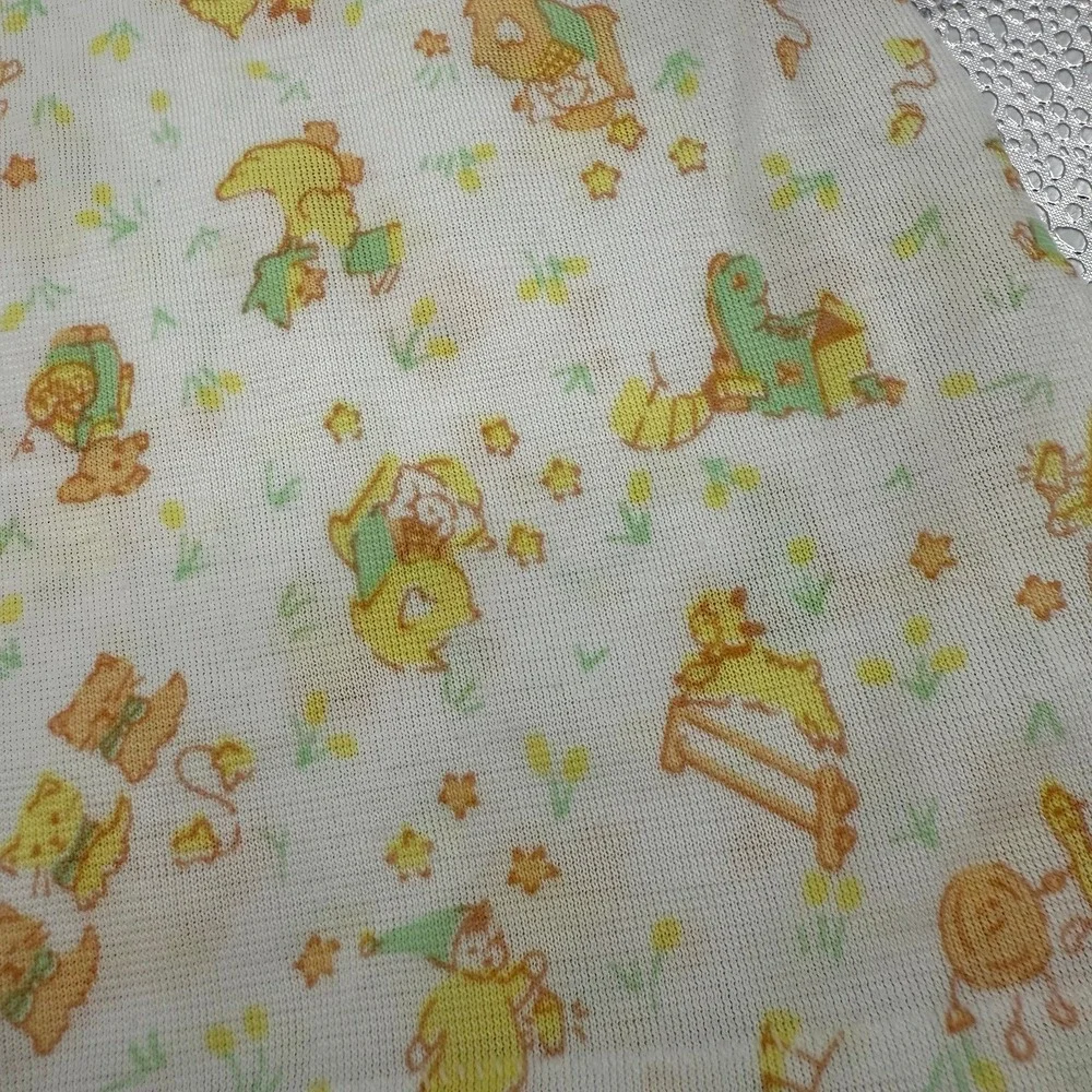 Baby‎ Girl Boy Vintage Carter's Layette Size Yellow Nursery Rhyme Sleep Gown